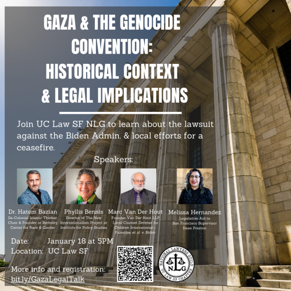 GAZA & THE GENOCIDE CONVENTION: HISTORICAL CONTEXT & LEGAL IMPLICATIONS @ Online and in person